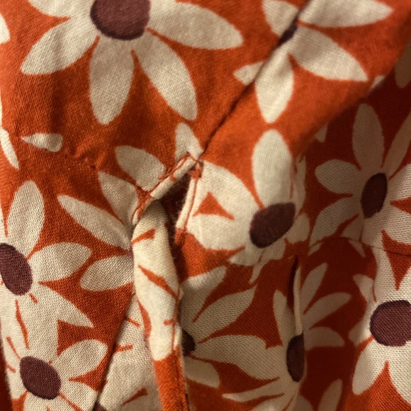 Madewell Packed Picnic Wrap Dress-L - Picture 10 of 13